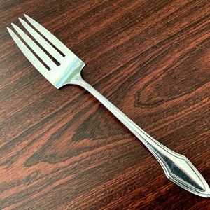 Alvin Silver Plate Molly Stark Serving Fork 8.5” Vintage No monogram