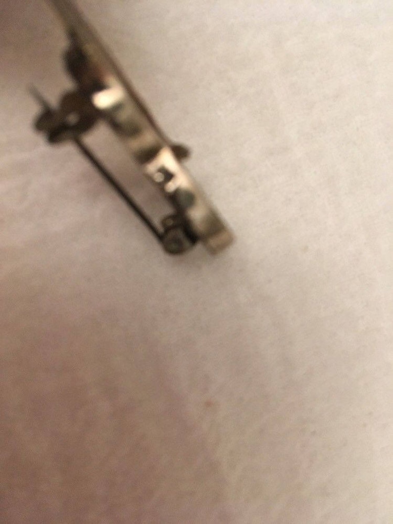 Vintage Sterling Silver GUITAR Brooch