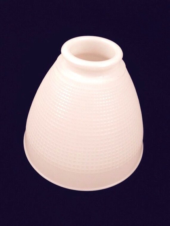 Collectibles Shades 1of 2 Vintage Milk Glass Torchiere Diffuser