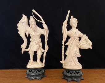 Ivory Resin Figurine | Etsy
