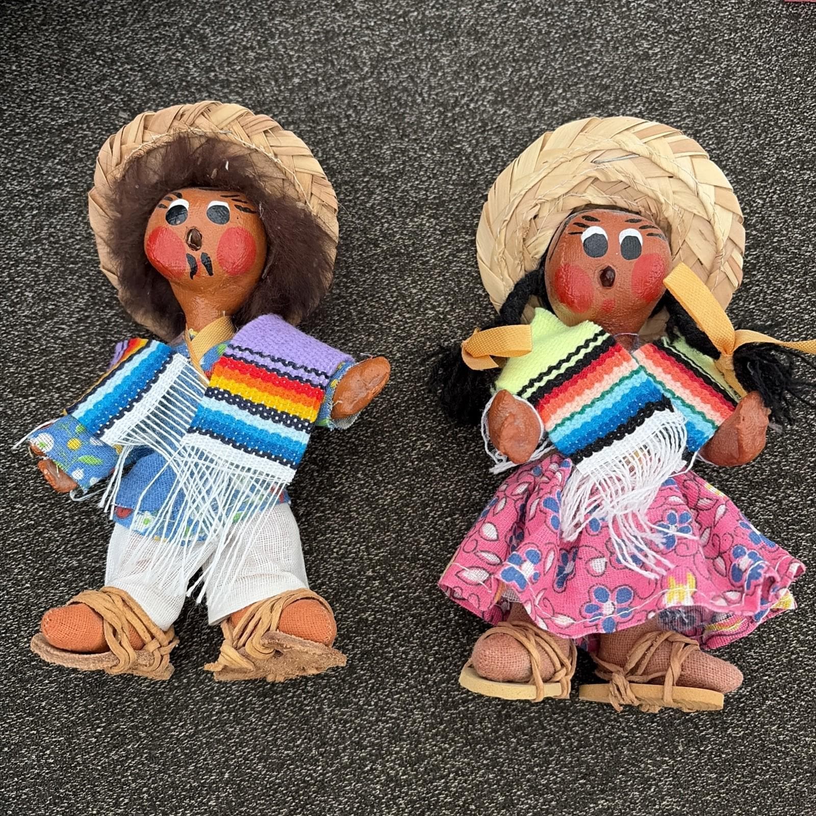 【USA vintage】メキシカンドール　カラフル　伝統工芸　ビンテージ Vintage Souvenir Mexican Dolls - Etsy