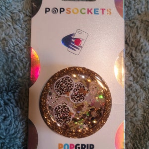 Cute fall leopard pumpkin phone grippy or badgereel