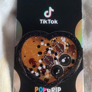 Cute motorcycle shaker phone grippy or badgereel