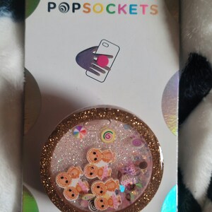 Cute gingerbread couple phone grippy or badgereel