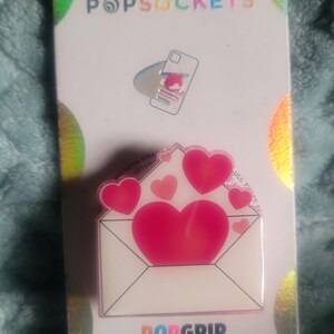 Cute valentines day flat phone grippy