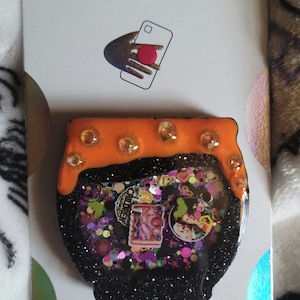 Cute witches shaker phone grippy or badgereel