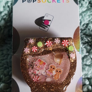 Cute holiday baking phone grippy or badgereel
