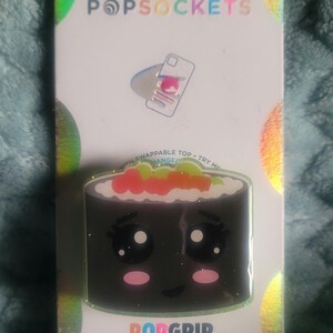 Cute sushi flat phone grippy
