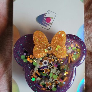 Cute witch mouse phone grippy or badgereel