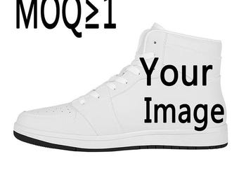 Retro 80er und 90er Jahre Mode inspiriert Streetwear Unisex High Top Sneaker