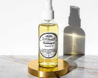 Hair Beard Oil Sweet Candy Scent Lightweight Natural Formula Shine Growth and Frizz Control Gift for Her Hair Growth Girlfriend Sister