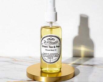 Hydrating Body Oil Feminine Unisex Scent Shower Moisturizer Lightweight Natural Aromatherapy Spa Gift for Her Girlfriend Mom Sister Wife