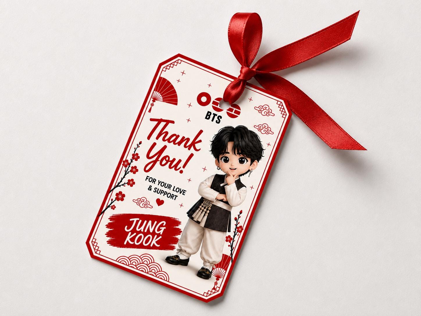 Bts Thank You Card - Etsy