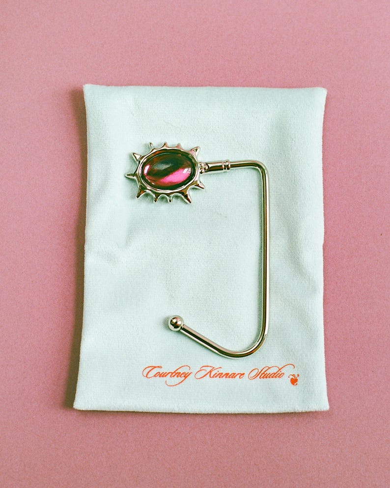 Fuchsia Purse Hook image 4