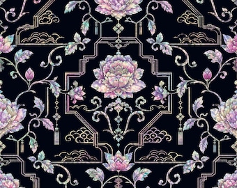 Korean Najeonchilgi Peony Pattern – Mother of Pearl Lacquer Art