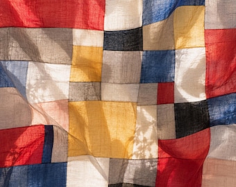 Korean Bojagi Wrapping Cloth | Kandinsky-Inspired Patchwork Textile Art