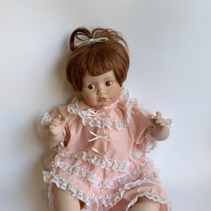 Vintage Susan Wakeen Doll, 1989, Porcelain, Red Head