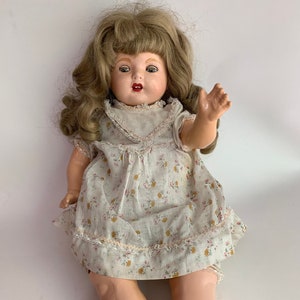 Vintage Composition Baby Doll, Sleep Eyes, Teeth, L. III. Co Inc