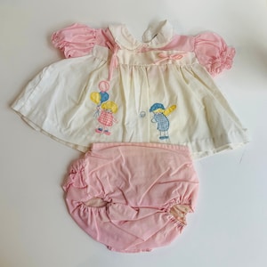 Vintage Baby Dress Set