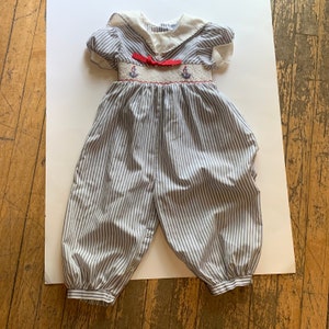 Vintage Jumpsuit, Carriage Boutiques, Toddler, Sailor