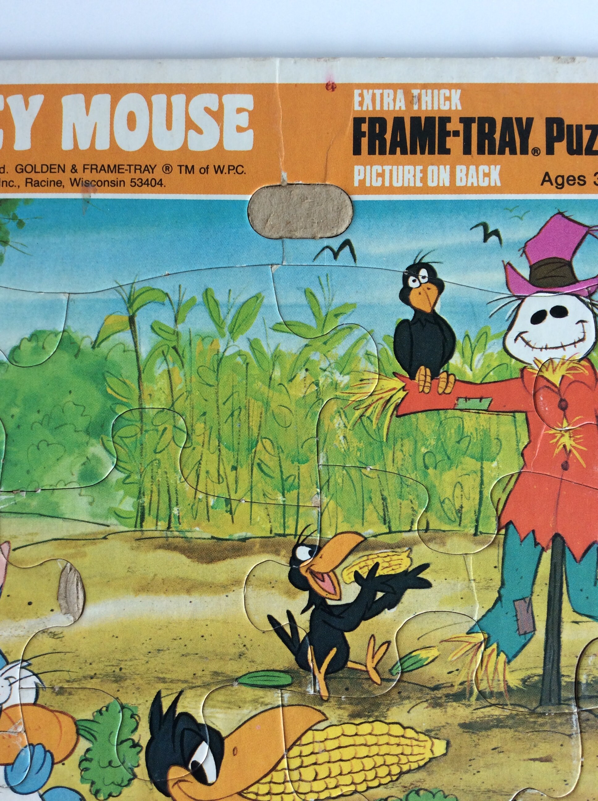 Vintage Puzzle, Walt Disney, Mickey Mouse, Gardening - Etsy