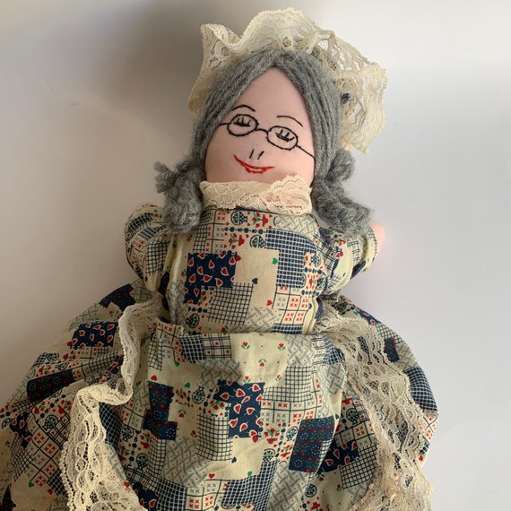Vintage Red Riding Hood Reverse Doll, Topsy Turvy, Three Dolls in