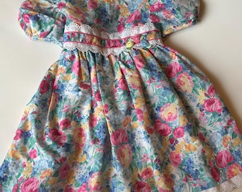 Vintage Toddler Dress, Floral