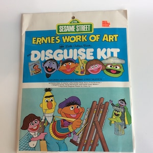 Vintage Sesame Street Ernie&#39;s Work of Art Disguise Kit