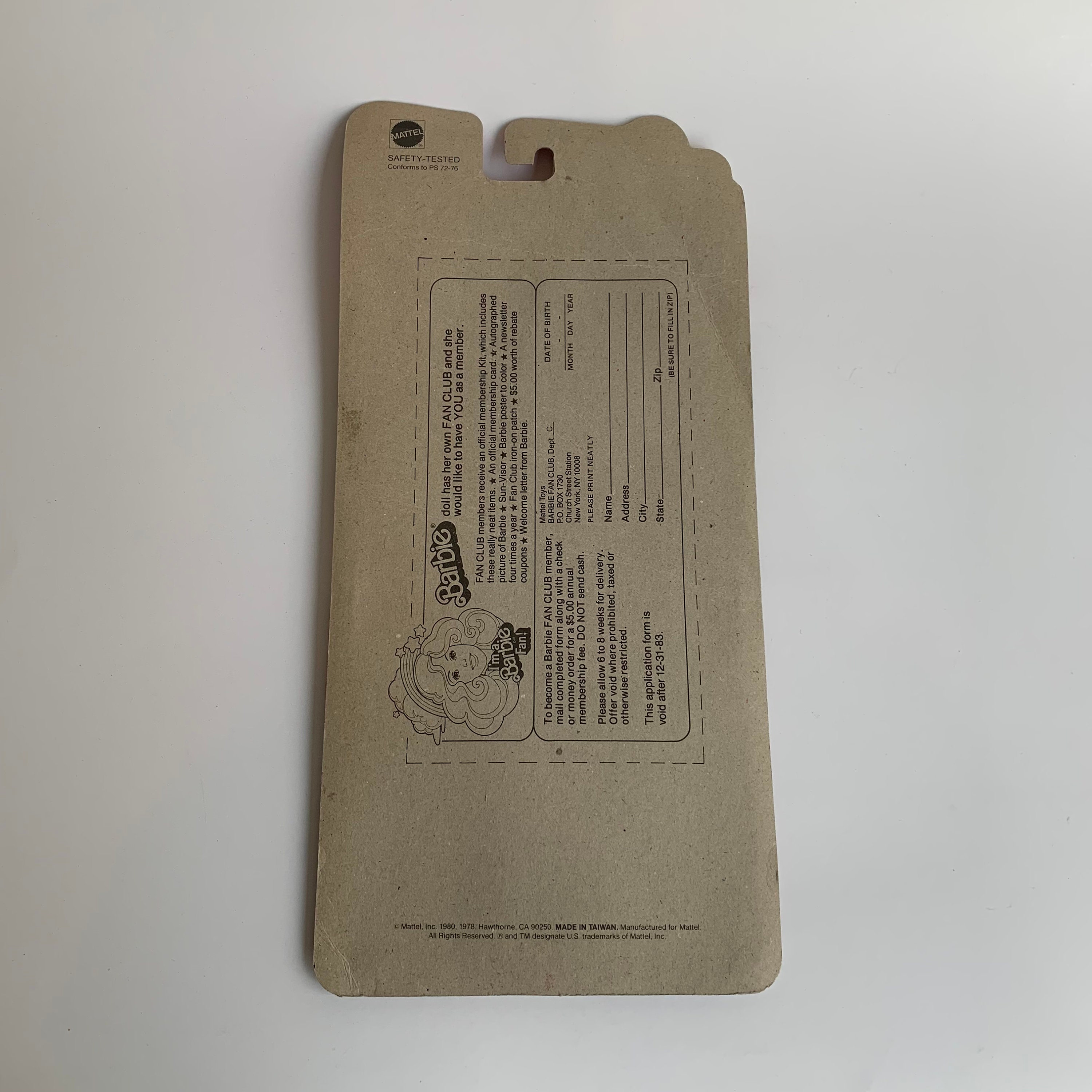 Vintage Mattel Barbie Fashion Collectibles No 3681 With ...