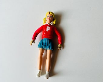 Vintage Playskool Doll House Teen Cheerleader Posable Figure