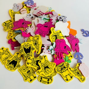 Vintage Foam Sponge Bob Squarepants Sticker Collection