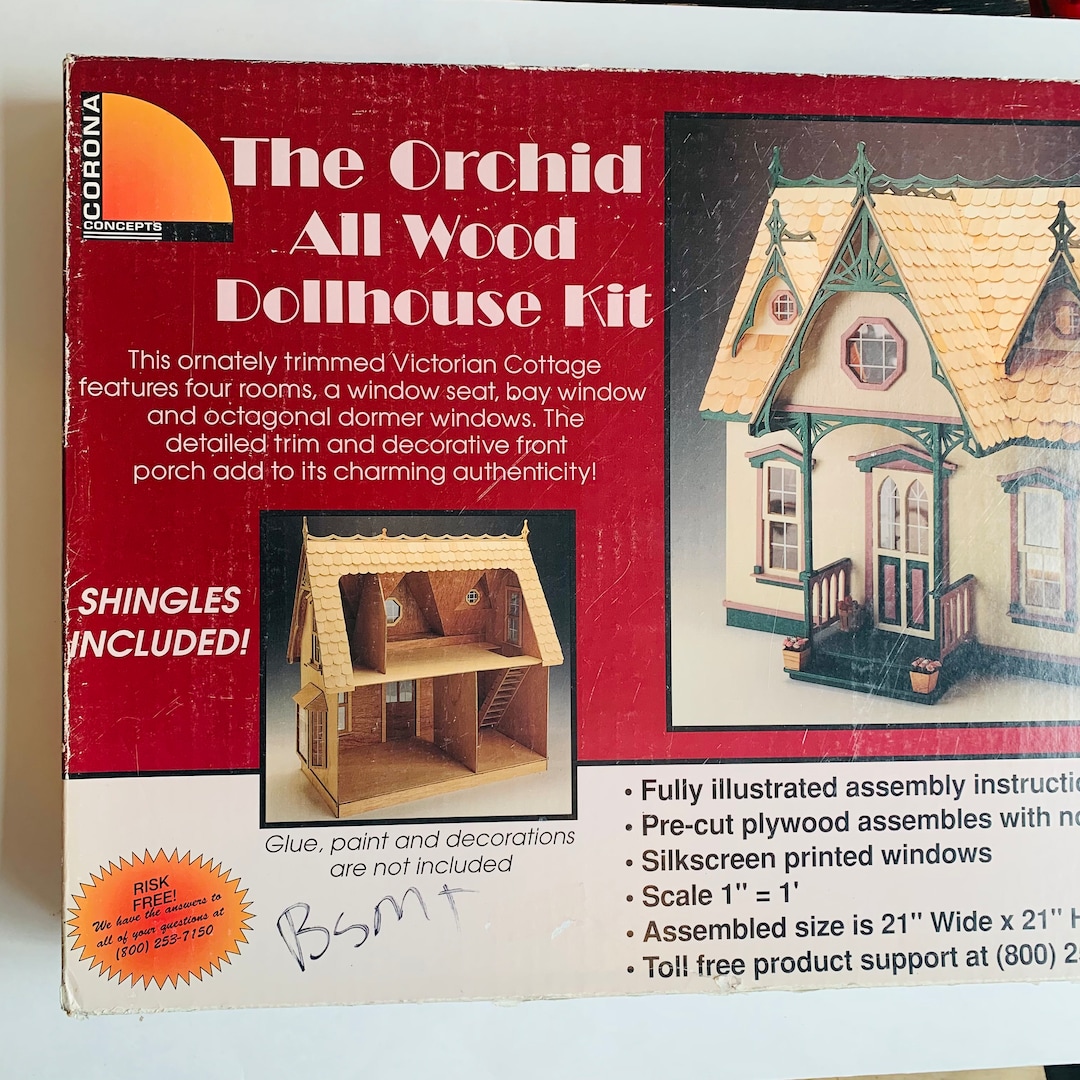 Vintage Orchard All Wood Dollhouse Kit, New in Box, Corona Etsy