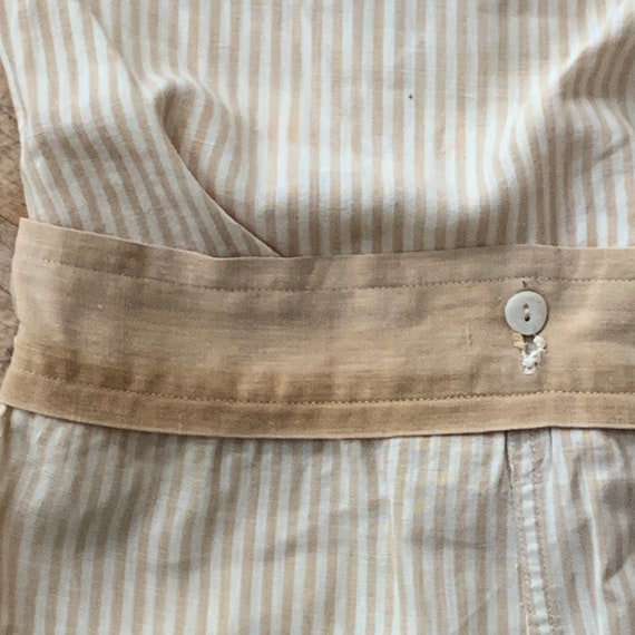 Vintage Toddle Romper, Champion, Brown and White … - image 8