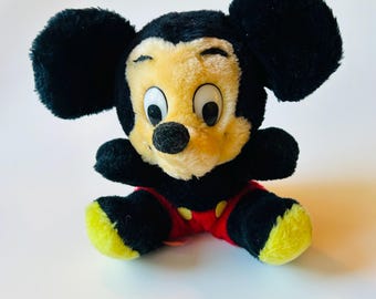 Vintage Walt Disney's Mickey Mouse Plush Toy from Dakin