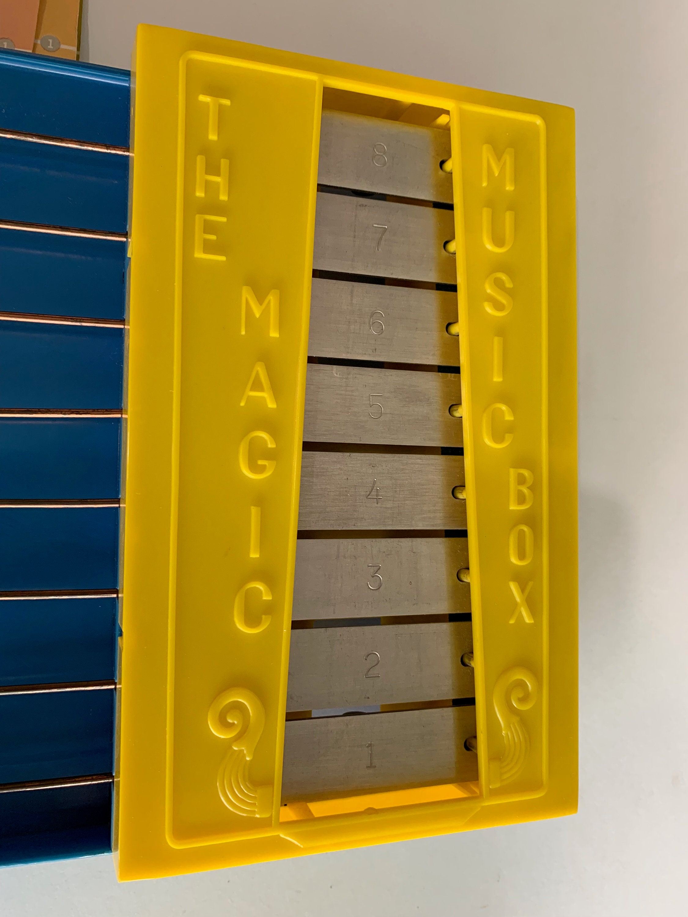 Vintage the Magic Music Box Toy, Plastic Injecto Corp