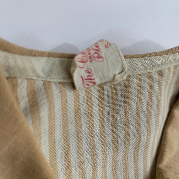 Vintage Toddle Romper, Champion, Brown and White … - image 7