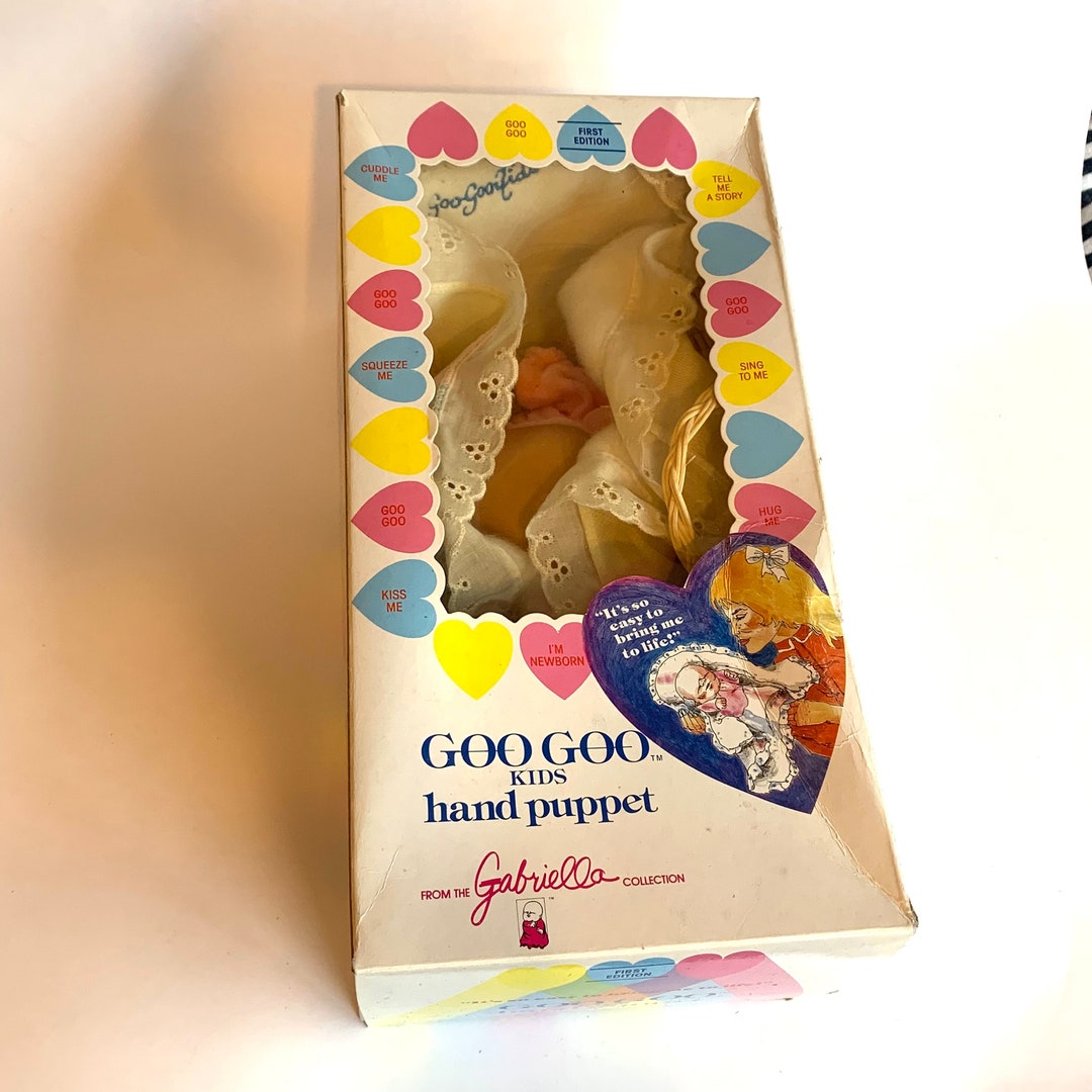 Vintage Goo Goo Kids Hand Puppet With Box Etsy