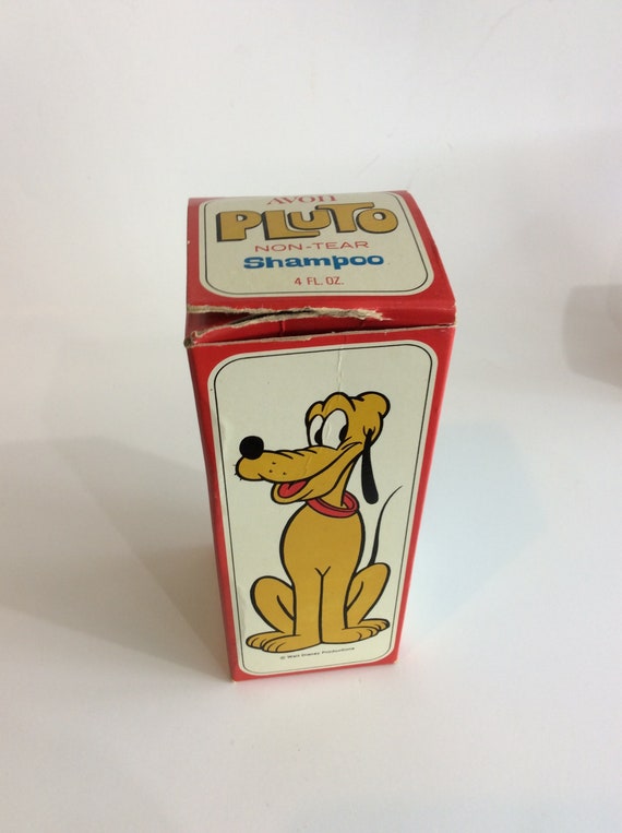 Avon Walt Disney Pluto Shampoo 4 oz. Bottle Full In Original