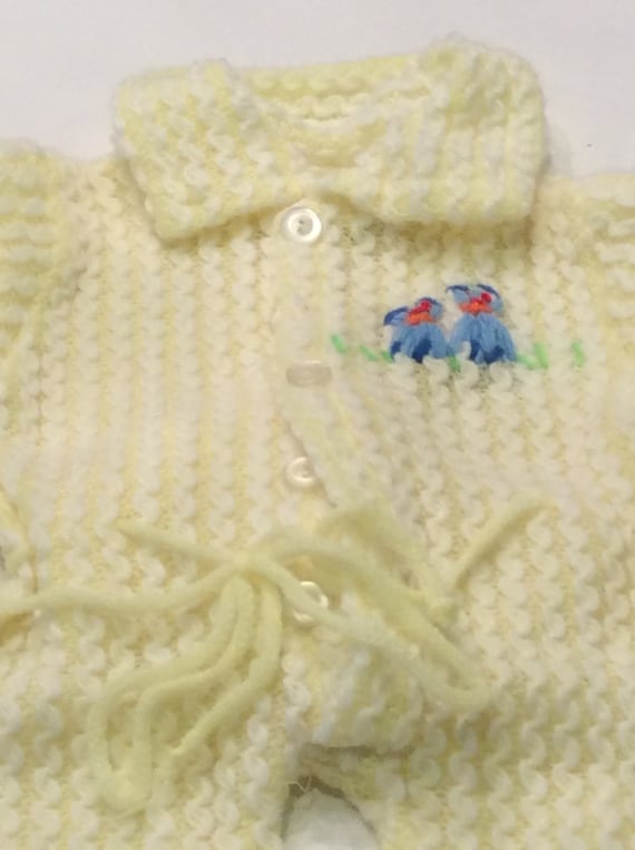 Vintage Baby Knit Suit - image 2