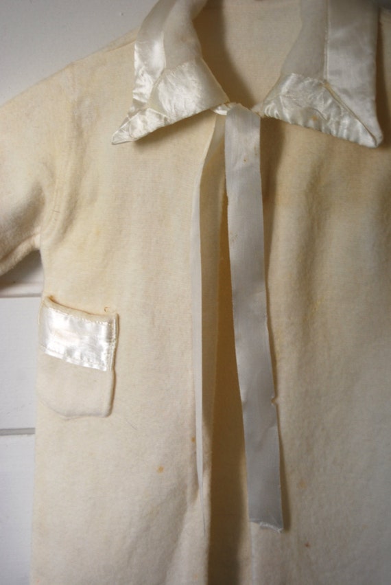 Vintage Baby Bathrobe, Cream, Classic