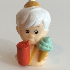 Vintage Flintstone BamBam Water Squirt Toy, Denny's
