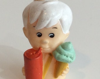 Vintage Flintstone BamBam Water Squirt Toy, Denny&#39;s