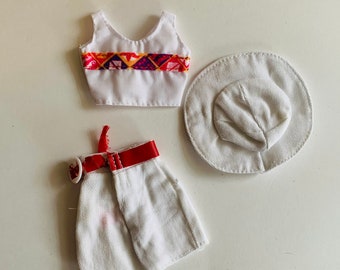 Vintage Doll Clothing Summer Styled Three Piece Set