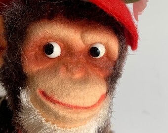 Vintage Herman Pecker Monkey with Original Tag - Etsy 日本
