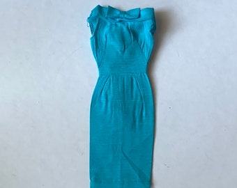 Vintage Barbie by Mattel Turquoise Sheath Dress, PAK