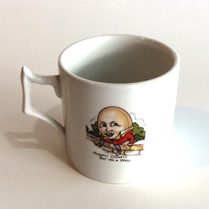 Vintage Child&#39;s Mug, Humpty Dumpty, James Kent, Old Foley, Staffordshire