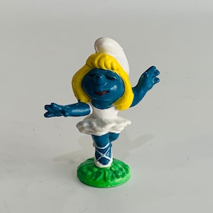 Vintage Ballerina Smurfette Peyo Toy