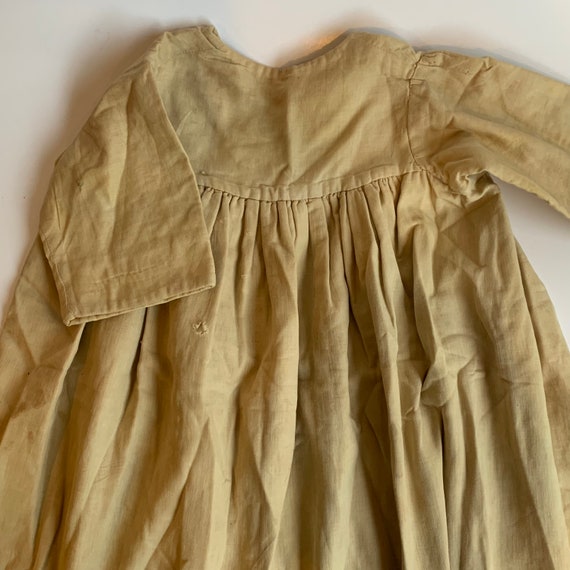 Antique Christening Gown, Tan, 1893 - image 3