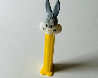 Vintage Bugs Bunny Peez Candy Dispenser, Yellow Base