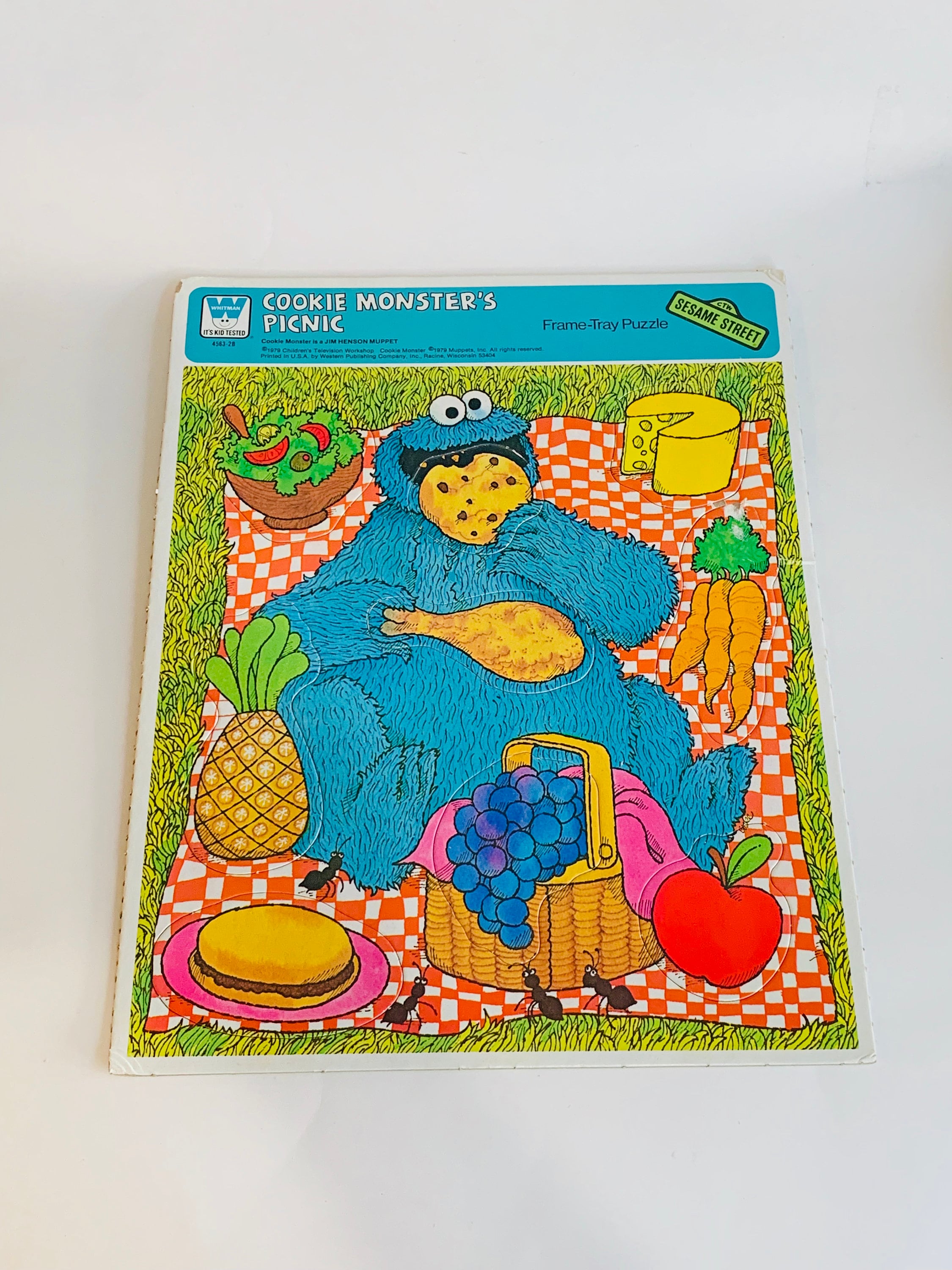 Vintage Whitman Cookie Monster's Picnic - Etsy